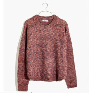 Madewell S Space-Dyed Birchmont Side-Button Pullover Sweater